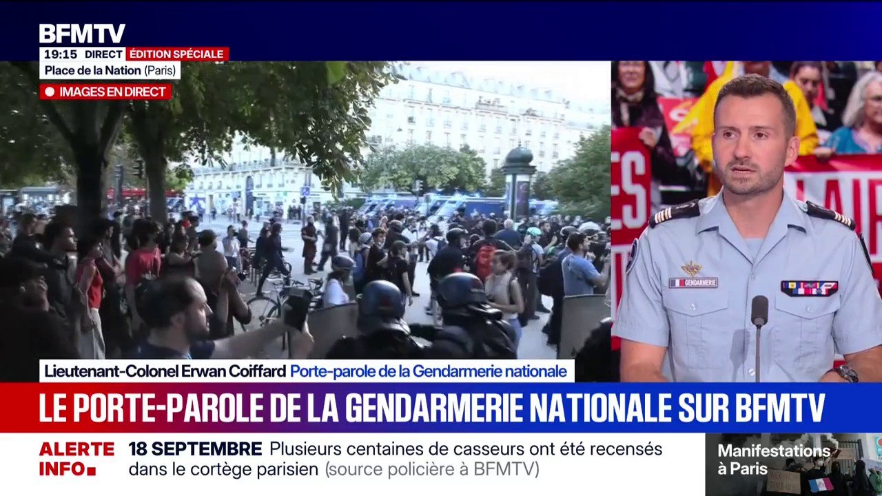 Manifestations du 18 septembre: comment les Centaures, les véhicules blindés de la gendarmerie, ont-ils été utilisés