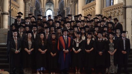 The Kent and Medway Medical School saw first group of  graduates.