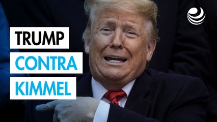 Trump celebra cancelación del programa de Jimmy Kimmel y lo critica duramente