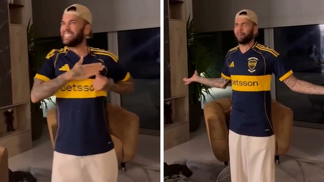  Dani Alves reaparece en redes tras fallo del TAS a favor de Pumas; practica su ''fichaje'' con Boca Juniors
