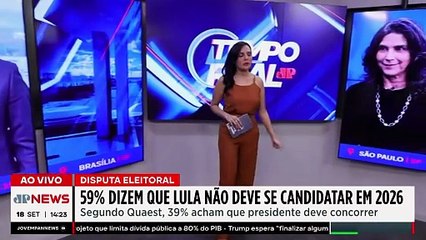 59% dizem que Lula não deve se candidatar à Presidência em 2026 | TEMPO REAL