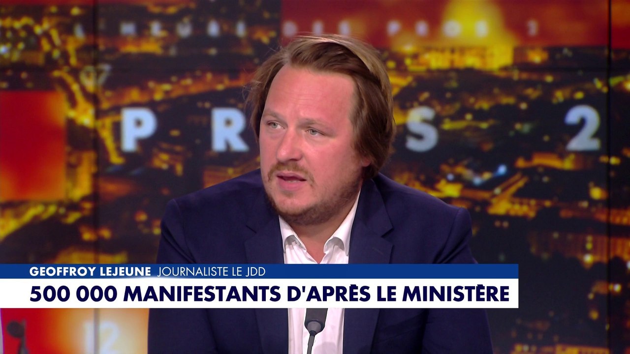 Geoffroy Lejeune : «Les manifestations ont été beaucoup trop politisées.»