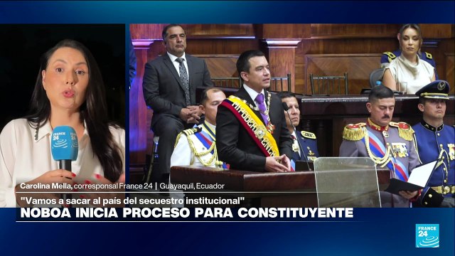 Informe desde Guayaquil: Noboa busca Asamblea Constituyente y critica a la Corte por “activismo”