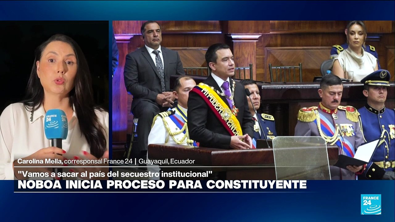 Informe desde Guayaquil: Noboa busca Asamblea Constituyente y critica a la Corte por “activismo”