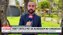 Simone Tebet chama PEC da Blindagem de ‘risco à democracia’ após aprovação na Câmara | TEMPO REAL