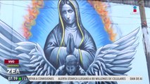 Realizan mural en honor a Alicia, la 