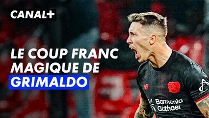 Le bijou de Grimaldo sur coup franc - Copenhague / Leverkusen - Ligue des champions 2025/26 (J1)