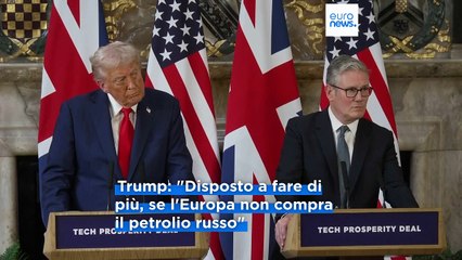 Trump chiude la visita di Stato a Londra: accordo tecnologico con Starmer, ma restano divergenze su Ucraina, Gaza e migranti
