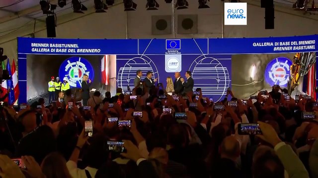 Αυστρία - Ιταλία: Ιστορική διάνοιξη της σήραγγας του Μπρενέρ, ενώνει τον Βορρά με το Νότο