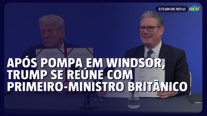 Após pompa em Windsor, Trump se reúne com primeiro-ministro britânico