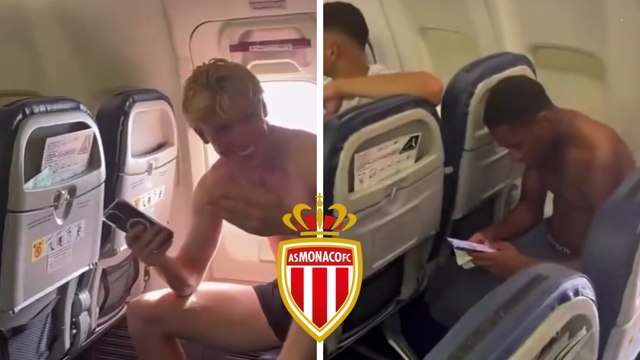 Jugadores del Mónaco terminan en ropa interior en vuelo por fallas en el aire acondicionado