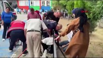 Okul bahçesinde panik! Öğrencinin başı korkuluğa sıkıştı