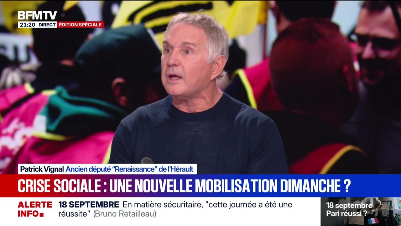 Crise sociale: "Sébastien Lecornu il a perdu aujourd'hui", estime Patrick Vignal, ancien député Renaissance de l'Hérault