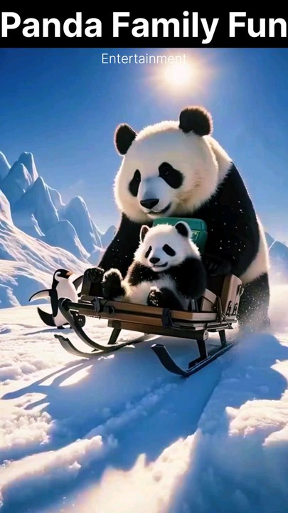The Cutest Pandas' Magical Arctic Vacation