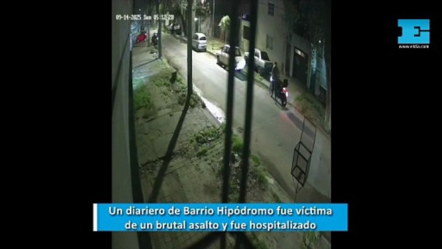 En Barrio Hipódromo, un diariero fue víctima de un robo y tuvo que ser internado de urgencia