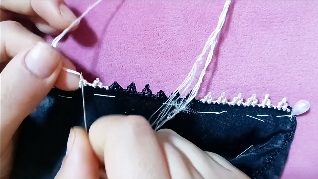 الخياطه الراندة تعلّم خياطة الرندة والضريس بغرزتين بسهولة وسرعة 🧵✂️"