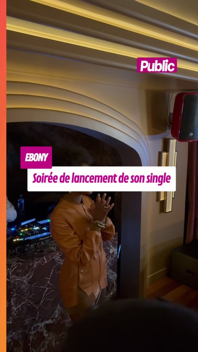 Ebony à la soirée de lancement de son 1er single