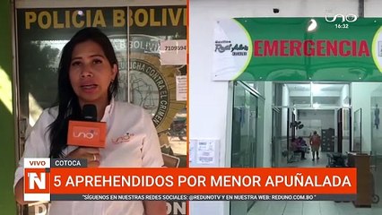 APREHENDIDOS POR MENOR 4PUÑALADA