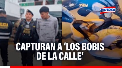 Chorrillos: PNP capturó a la banda criminal 'Los Bobis de la Calle'