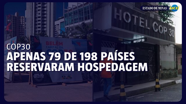 A dois meses da COP30, apenas 79 de 198 países reservaram hospedagem