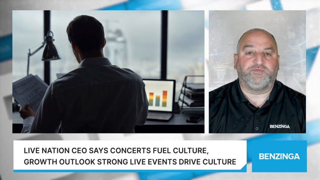 Live Nation CEO Says Concerts Fuel Culture, Growth Outlook Strong Live Events Drive Culture