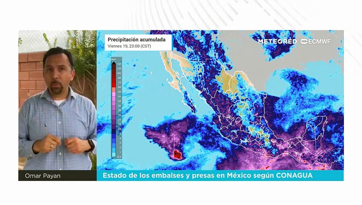 Estado de los embalses y presas en México según CONAGUA