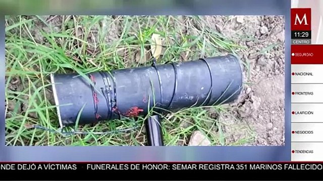 Detienen a hombre con armas y aseguran explosivos en Apatzingán, Michoacán