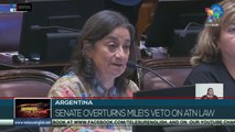 Argentina | Senate overturns Milei's veto on ATN Law