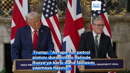 Trump İngiltere’de: Ukrayna ve Filistin konularında görüş ayrılıkları