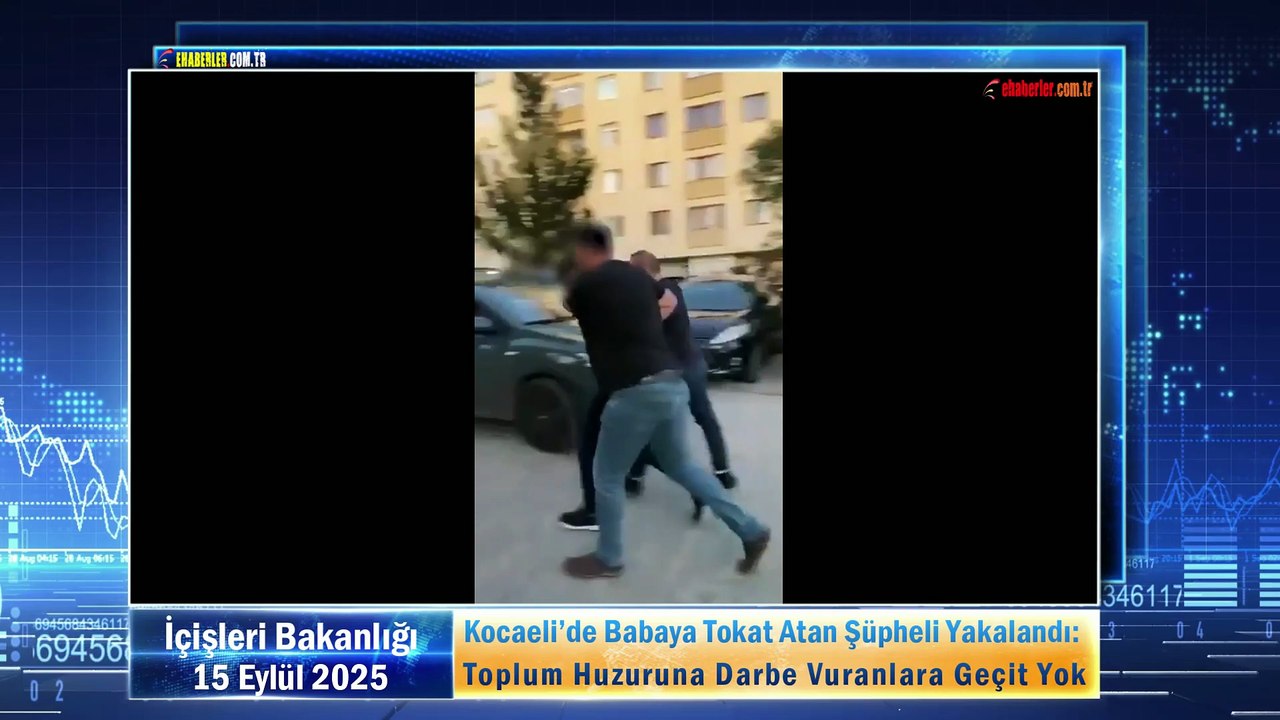 Kocaeli’de Babaya Tokat Atan Şüpheli Yakalandı: Toplum Huzuruna Darbe Vuranlara Geçit Yok