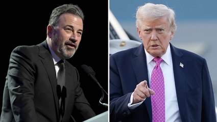 Donald Trump says Jimmy Kimmel was suspended from late night over 'bad ratings' and 'lack of talent'
