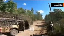 Ukrainische Spezialeinheiten schießen russische FPV-Drohne mit Gewehr während Verfolgung ab