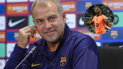Hansi Flick: "Estoy feliz de tener a Rashford en Barcelona"