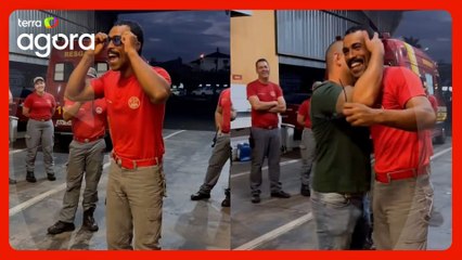 “A cada momento que passa se torna uma nova emoção” diz bombeiro que ganhou óculos para daltônicos