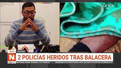 POLICÍAS HERIDOS EN POTOSÍ