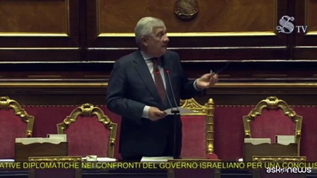 Tajani: inutile ora riconoscere Stato Palestinese, lo dice Caracciolo