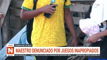 MAESTRO SUSPENDIDO POR JUEGOS INAPROPIADOS
