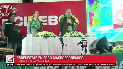 “La mejor mano de obra del mundo está en El Alto”, dice Tuto Quiroga en Foro económico 