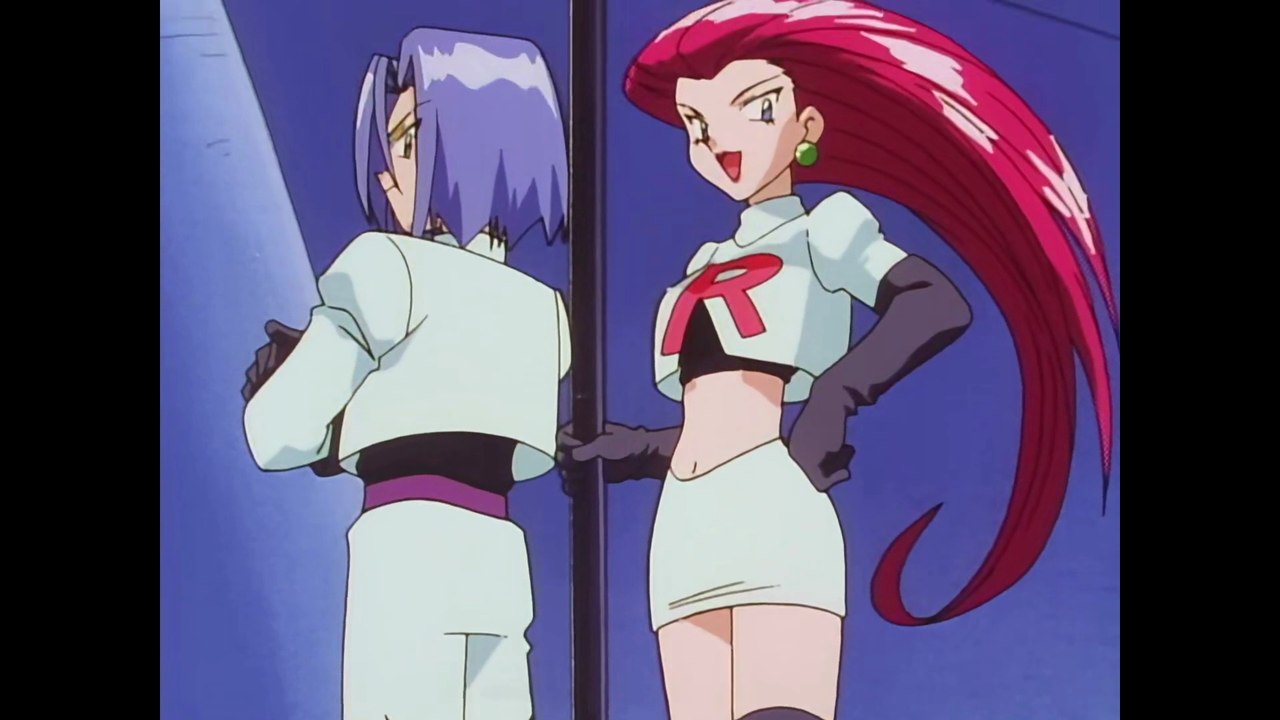 Leam Team Rocket (1x26) - Entrada al Gimnasio de Ciudad Azulona