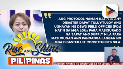DSWD, nakaalerto para maghatid ng tulong sa mga apektado ng Bagyong #MirasolPH at Bagyong #NandoPH