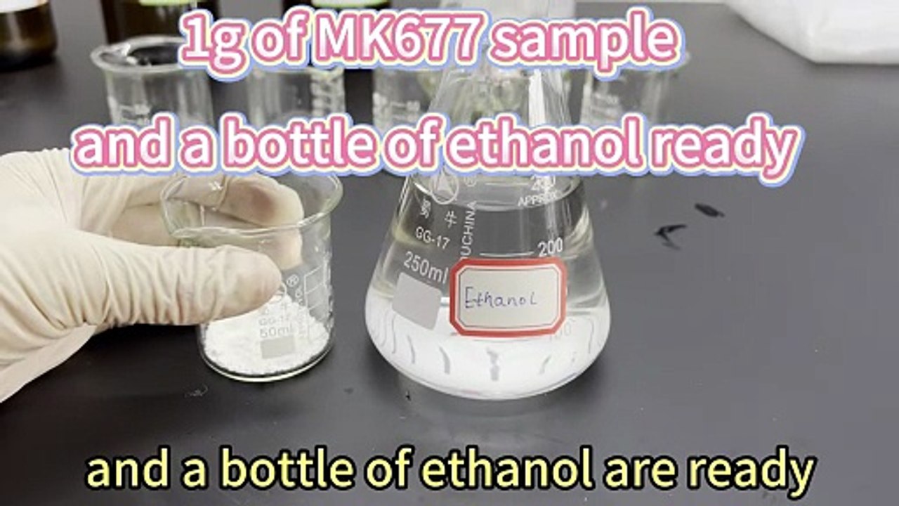How well MK677 dissolves in ethanol?