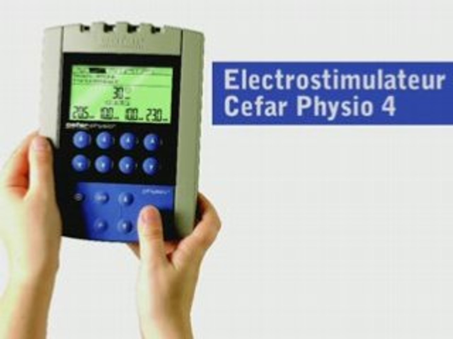 Electrostimulateur Cefar Physio 4 chez NMmedical - Vidéo Dailymotion
