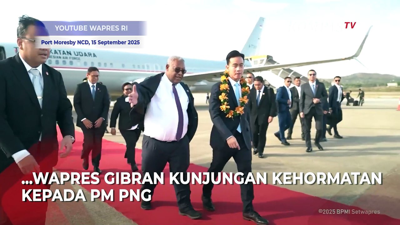 Wapres Gibran Ketemu PM Papua Nugini Bawa Pesan Presiden Prabowo