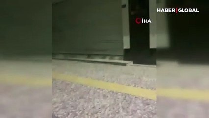 Bursa'da mağaza kundaklayan şahıs o anları kameraya aldı