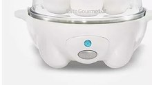 Elite Gourmet EGC-007## Rapid Egg Cooker, 7 Easy-To-Peel, Hard, Medium, Soft Boiled Eggs, Poacher, Omelet