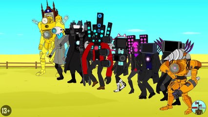 SIZE COMPARISON OF ALL SKIBIDI TOILETS & TITANS! Cartoon Animation - YouTube