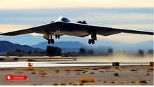 🔥 B-2 Bomber Takeoff with F-16 Fighter Jet Landing Behind!💥✈️ Military Power in Motion 🇺🇸 #trending