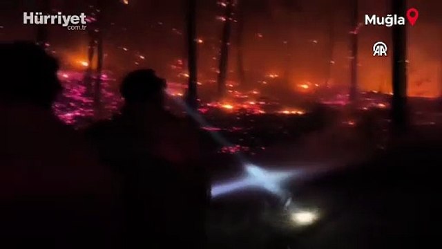 Muğla'nın Milas ilçesinde orman yangını