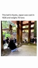 🔔 الجوهرة المخفية في كيوتو – جرس يزن 70 طن لا يقرع إلا مرتين في السنة! 🇯🇵 🔔 Kyoto’s Hidden Gem – The 70-Ton Bell That Rings Only Twice a Year! 🇯🇵