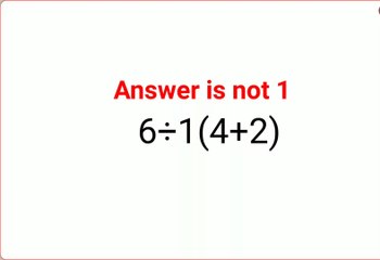6÷1(4+2) The answer is not 1. Many got it wrong!  Ukraine Math Test #math #percentages #ukraine